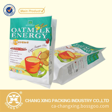 Eco-friendly side gusset food packaging bag for agricultural,grain use